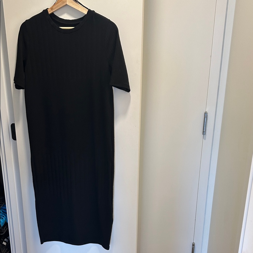ZARA Ribbed Midi Dress